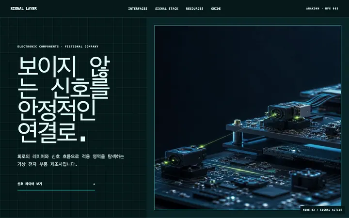 SIGNAL LAYER 데스크톱 미리보기